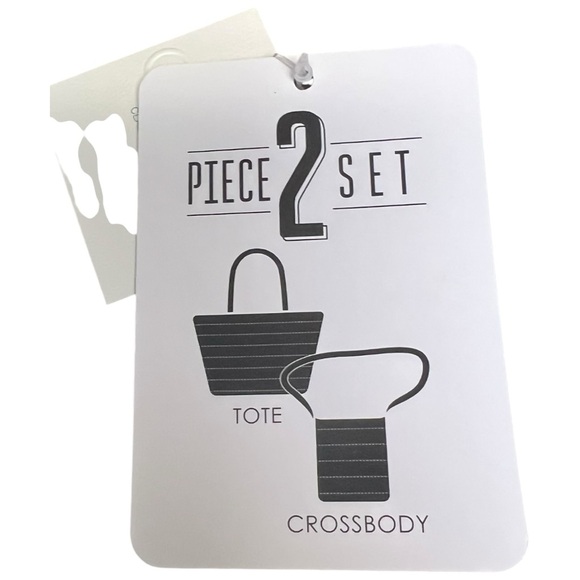 CeeKlein Brown Large Quilted Puffer Tote and Crossbody Bag with Strap Nylon New - Picture 10 of 16